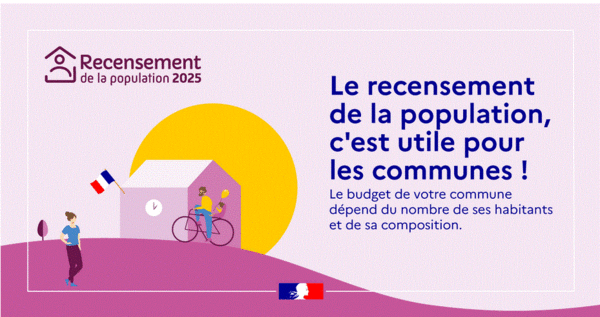 LE RECENSEMENT DEMARRE LE 16 JANVIER 2025